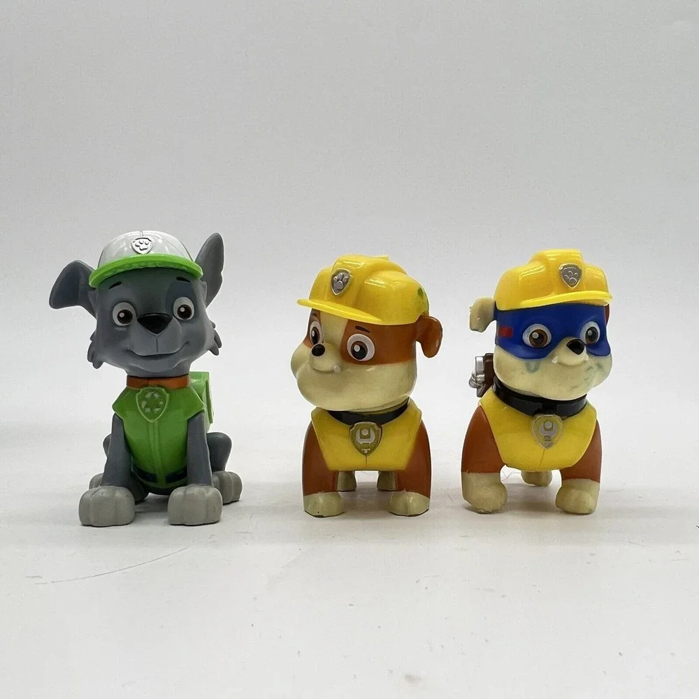 Paw Patrol Figure Toy Lot Of 3 Cake Toppers Pvc